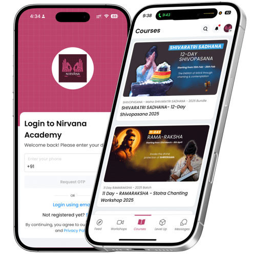 Nirvana App Mockup